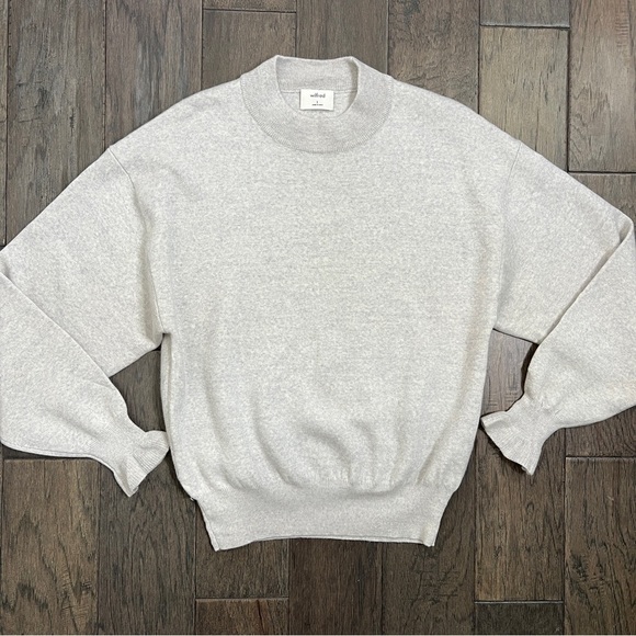 Aritzia Sweaters - Aritzia Wilfred Dourdan Sweater Wool Heather Birch